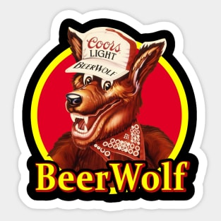 BeerWolf 1983 Retro Sticker